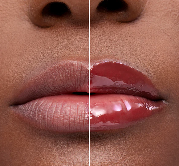Keep It Full Glossy Plumping Balm Before and After